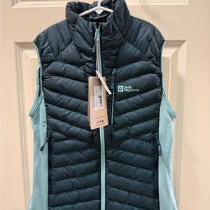 Jack Wolfskin Sea Green Insulated Vest